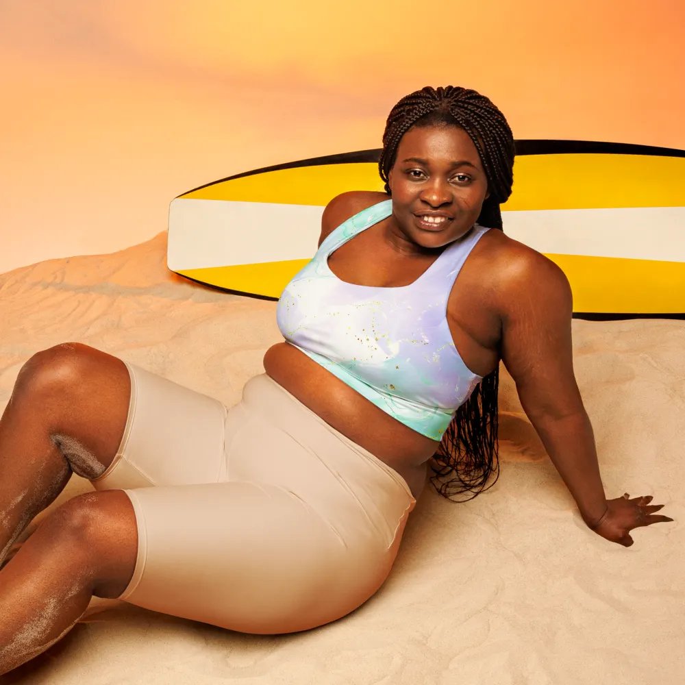 Ethereal Elegance Longline Sports Bra product image (7)