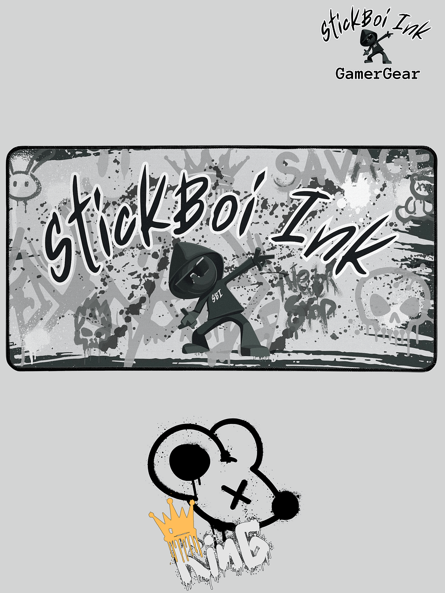31 x 15in Gaming Mouse Pad - StickBoi Ink product image (1)