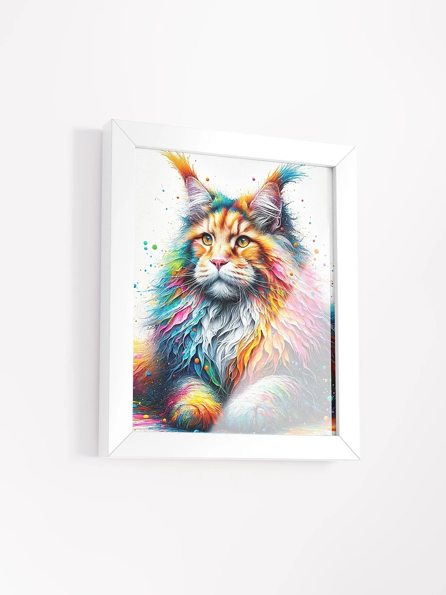 Framed High-Quality Matte Poster (in): Maine Coon 2 product image (50)