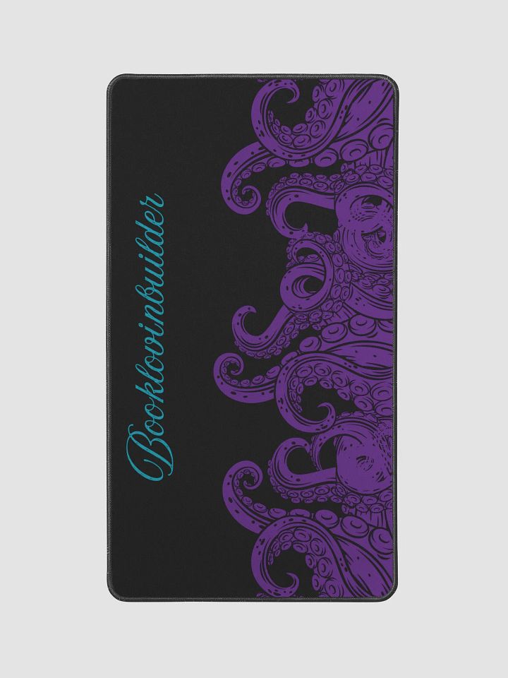 Cerulean Curls Desk Mat product image (2)