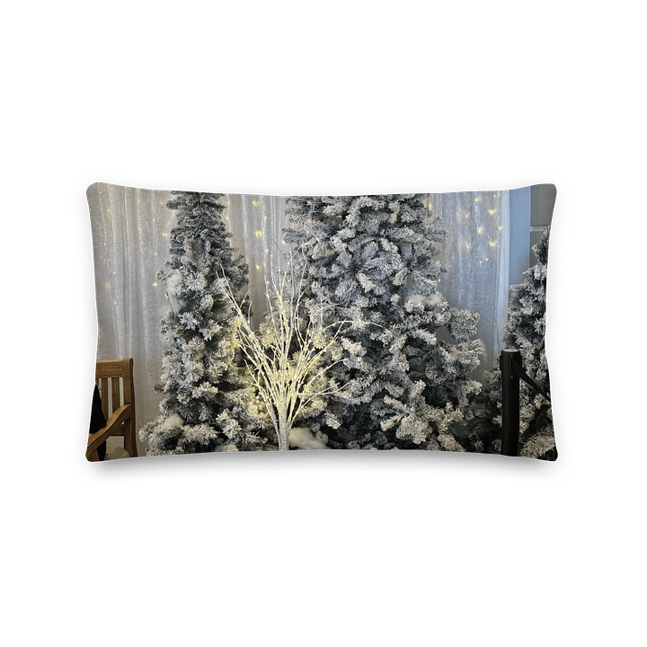 Festive Snowy Trees Premium Pillow product image (1)