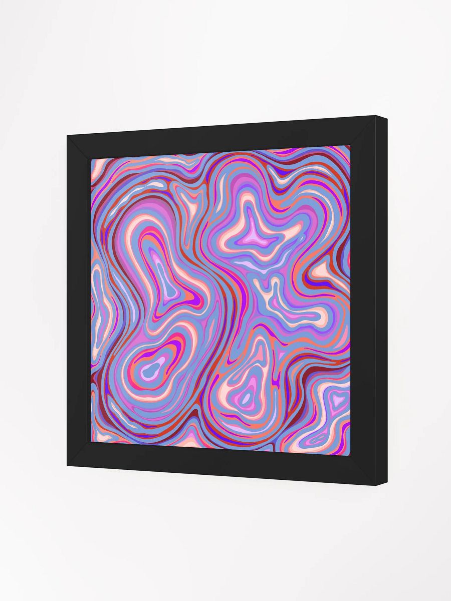 Vibrant Wavelengths Framed Poster - Stone No. 13 product image (30)