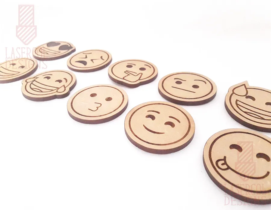 Emojis Set 1 - Laser Cut Files product image (3)