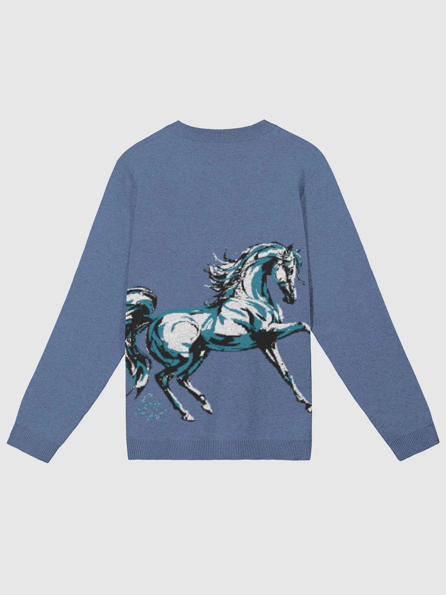 Dancing Horse Blue Jacquard Crewneck product image (2)