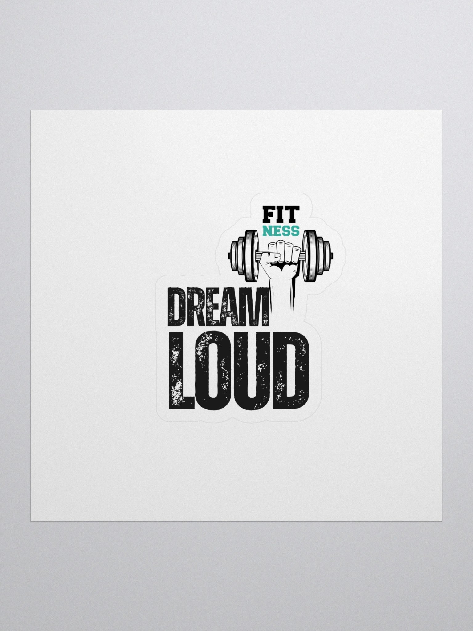 Dream Loud - Fitness - Sticker product image (1)