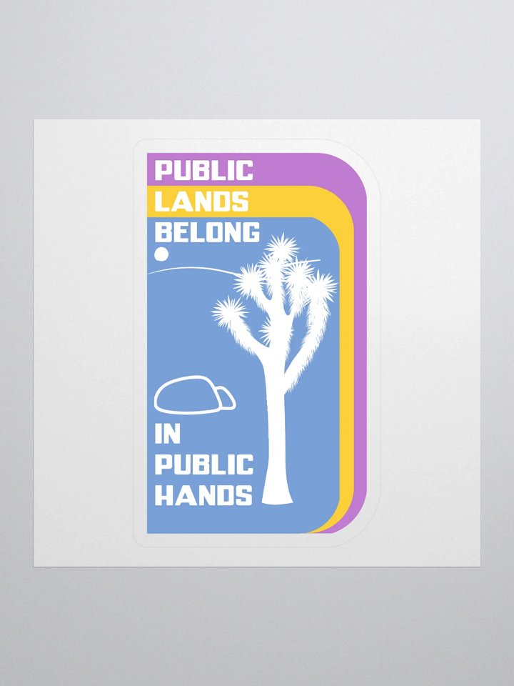 Public Lands Belong in Public Hands - Chuckwalla product image (1)