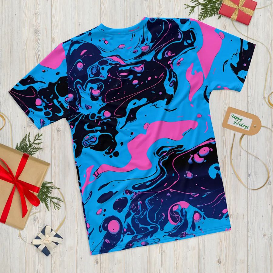 Vibrant Marbled Men's T-Shirt product image (11)