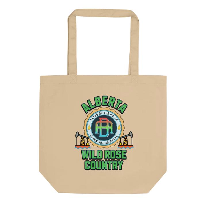 Alberta Wild Rose Country Eco Tote Bag product image (1)