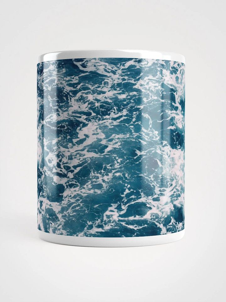 Ocean Swirl White Mug product image (4)