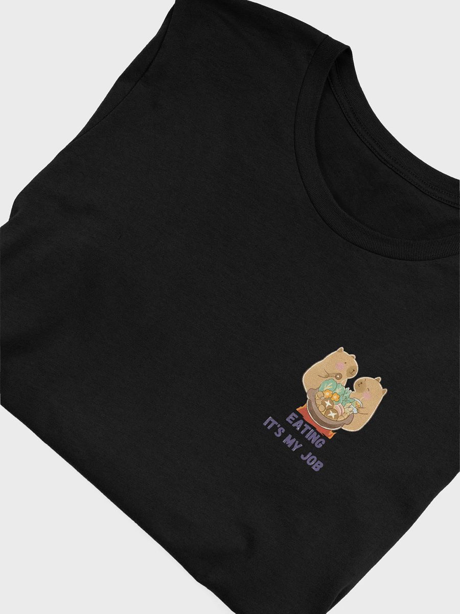 Capybara Hotpot Club — Eating Is My Job T-Shirt product image (5)