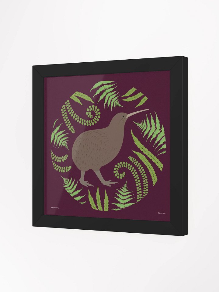 Kiwi and Fern Framed Wall Art product image (16)