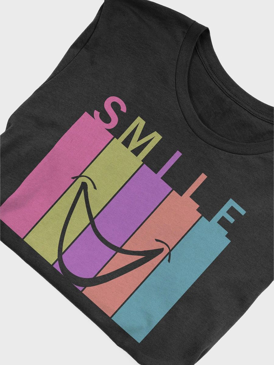 Colorful SMILE Graphic T-Shirt product image (53)