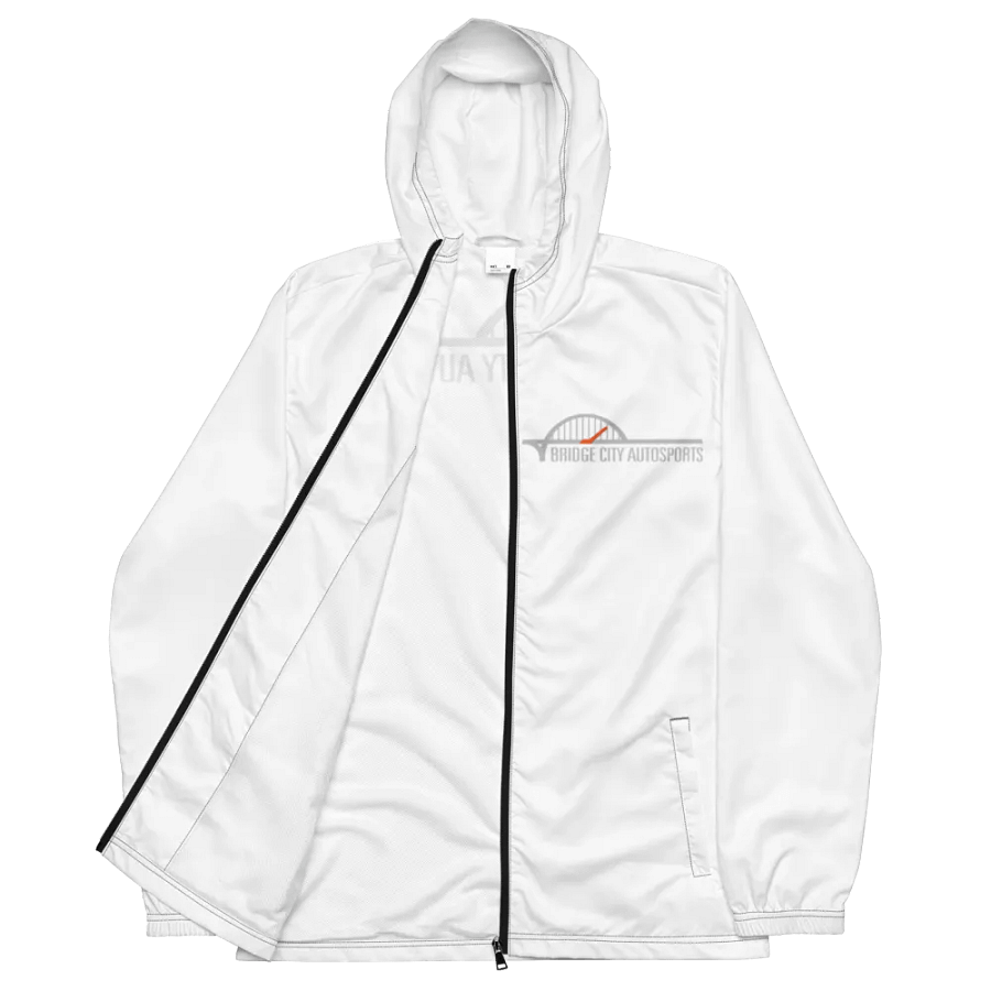 BCA Silver/Orange Logo Front/back All-Over Print Windbreaker product image (6)
