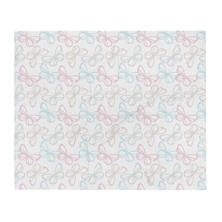 Scattered Butterflies Throw Blanket product image (1)