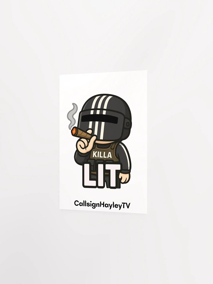 Visor Down, Vibes Up – LIT Killa Poster product image (8)