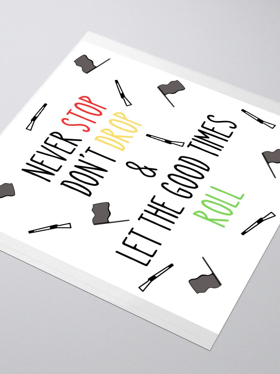 Stop, Drop & Roll Kiss Cut Stickers product image (9)