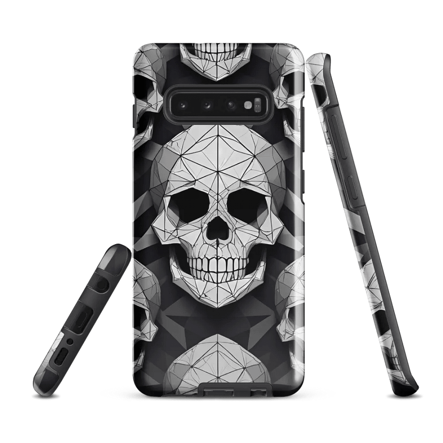 Edgy Geometry: Geometric Skull Samsung Galaxy Case product image (3)