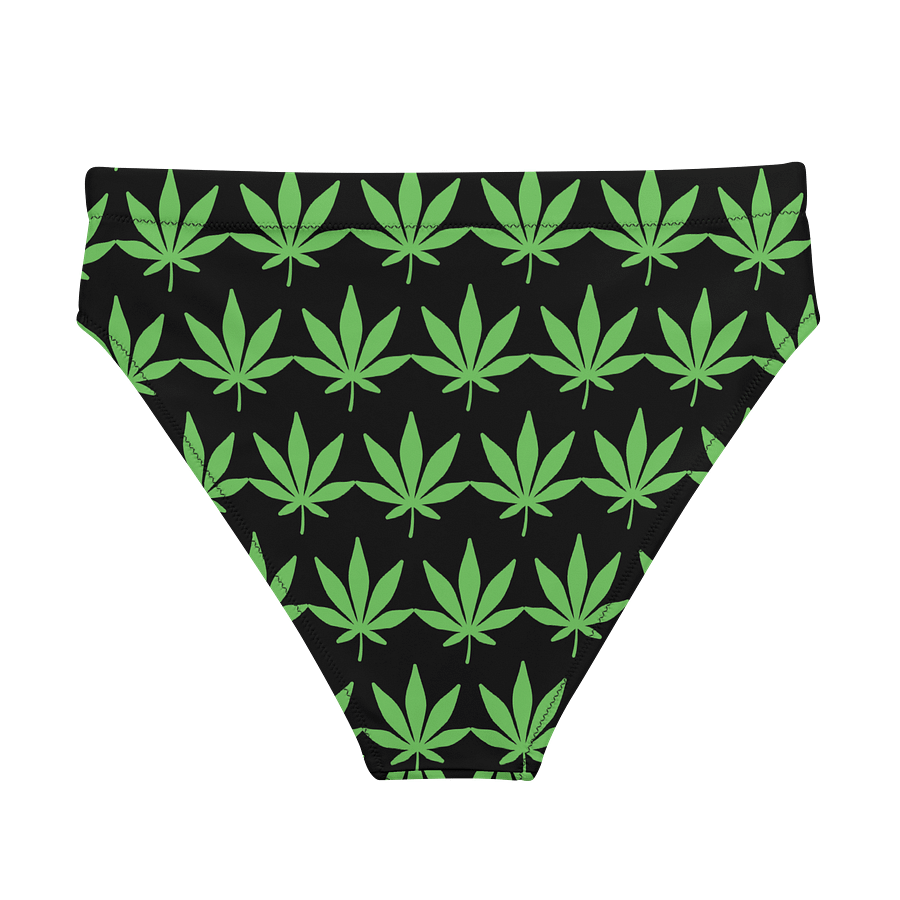 Green Dream High Waisted Bikini Bottom product image (2)