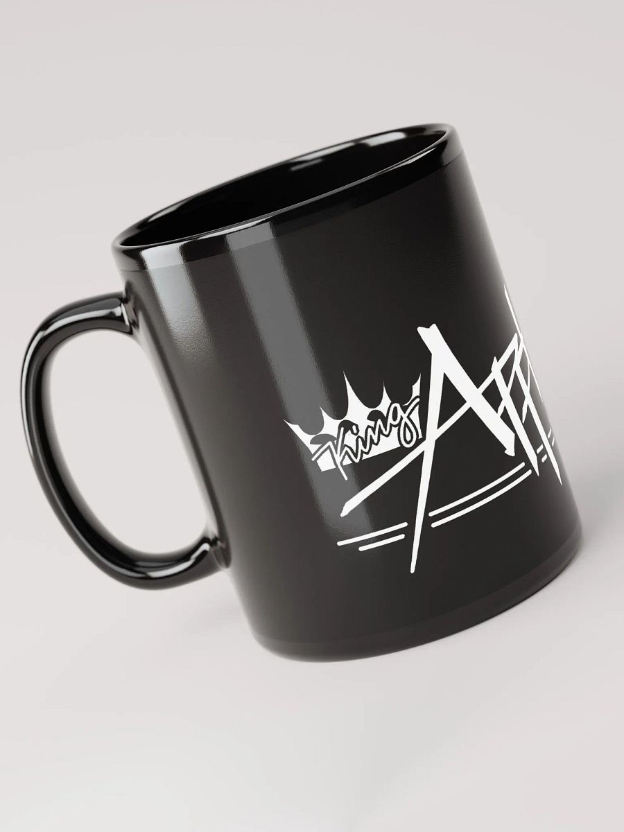 King Apple Diner (White) ✦ Black Glossy Mug product image (6)