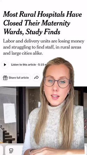 prepare yourselves, the “big beautiful bill” is going to only make this worse. hundreds of more hospitals will close #bigbeau...