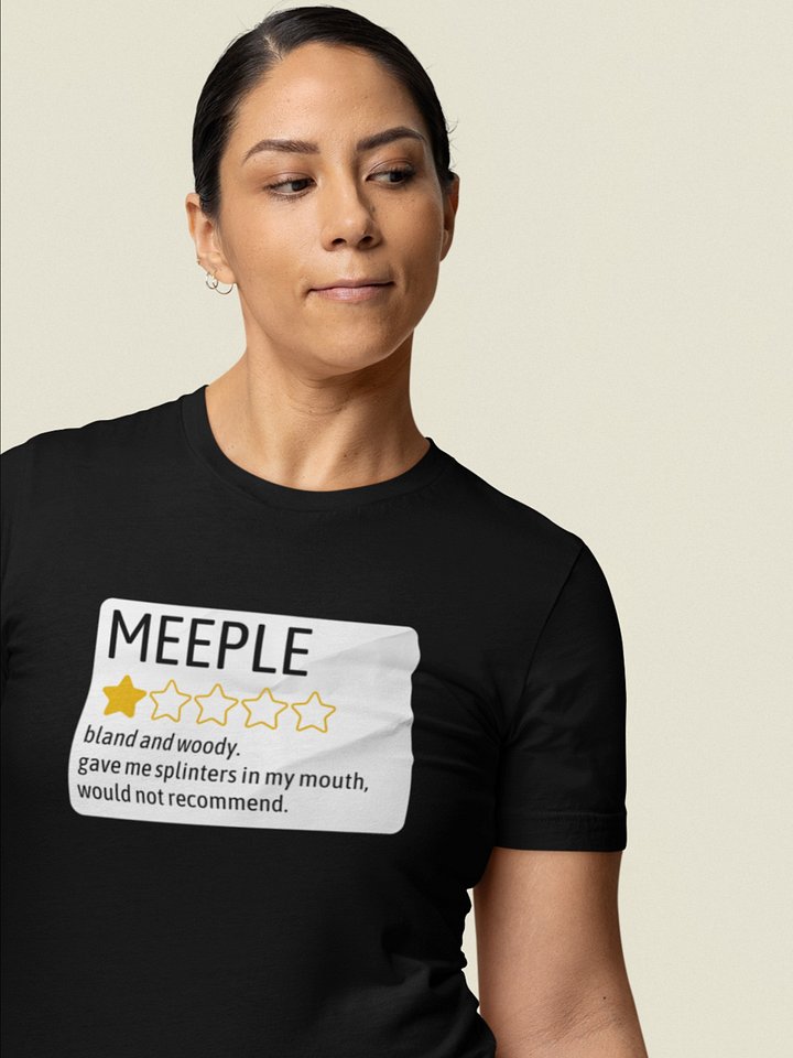 Meeple Star Review Board Game Shirt product image (1)