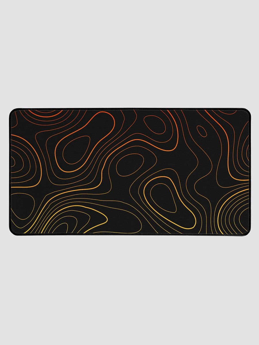 Solar Flare: TOPO LINES WITH GRADIENT POP DESK MOUSE MAT product image (1)