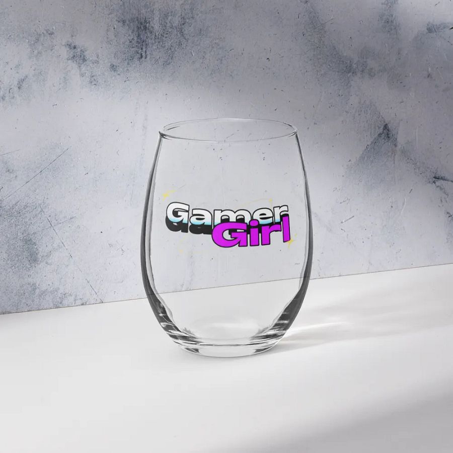 Gamer Girl Wine Glass product image (12)