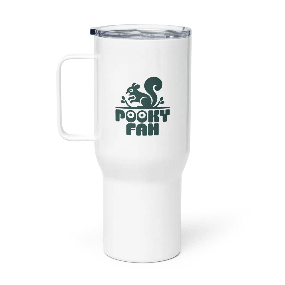 POOFY FAN Squirrel Logo Travel Mug product image (1)