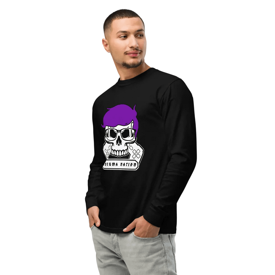Enigma Nation Comfort Colors Unisex Garment-Dyed Heavyweight Long Sleeve Shirt (PRINTED) product image (4)