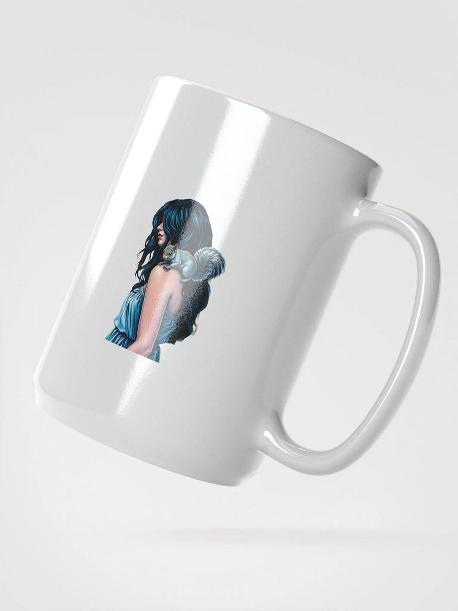 Squirrel Whimsy White Glossy Mug product image (2)