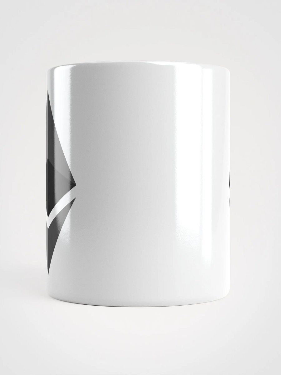 Ethereum Logo White Glossy Mug product image (5)
