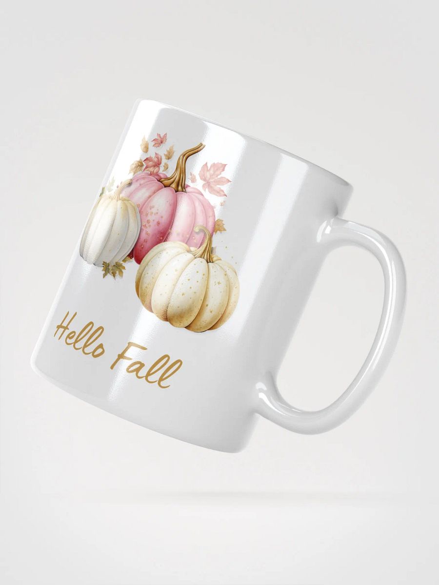 Hello Fall Mug - Glam Pastel Pumpkins product image (5)