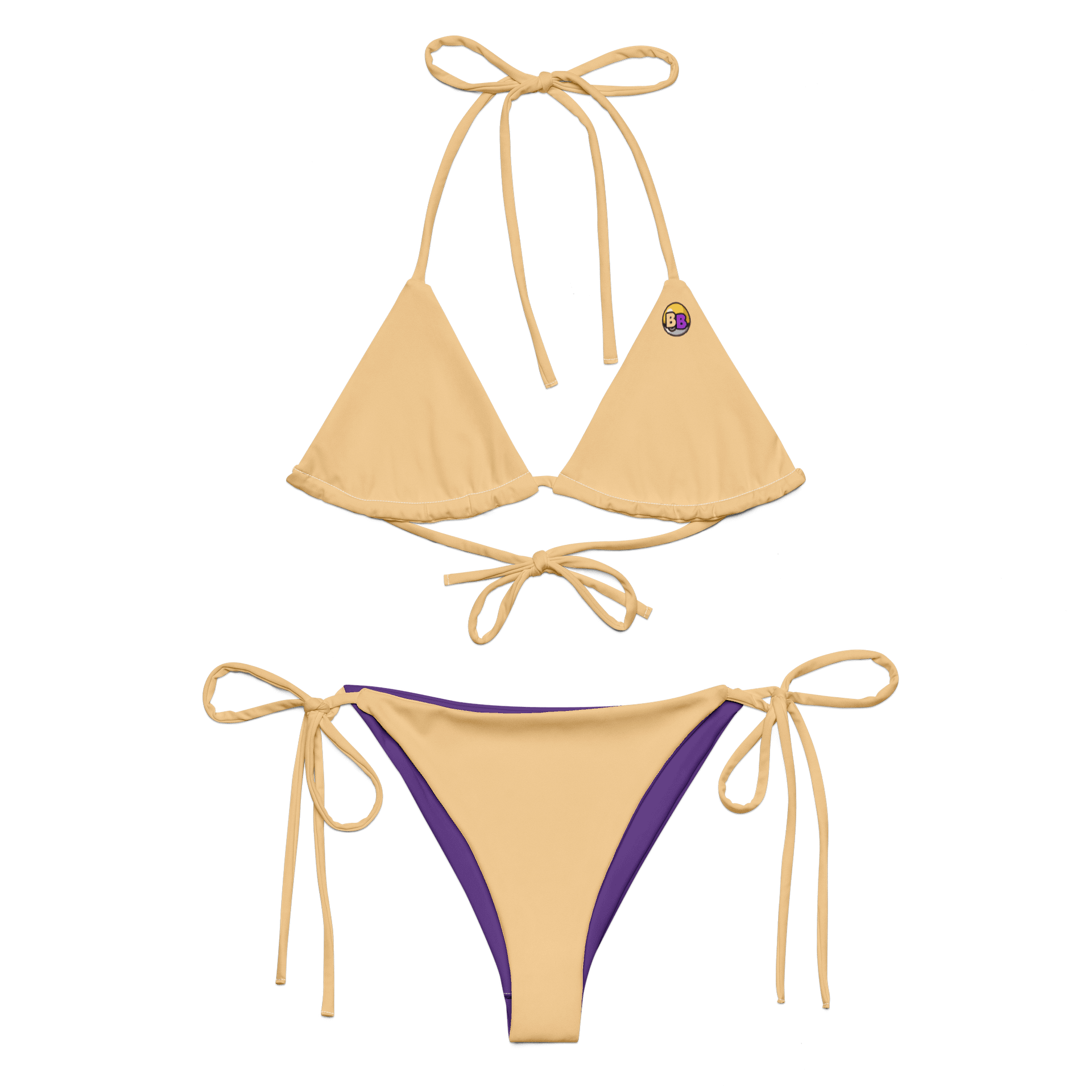 Breadstick Battalion Bikini (Tan/Purple) product image (2)