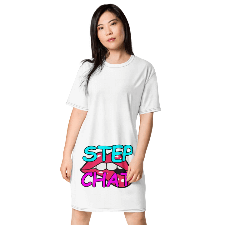 Naughty Stepchat Dress T-Shirt (White) product image (1)