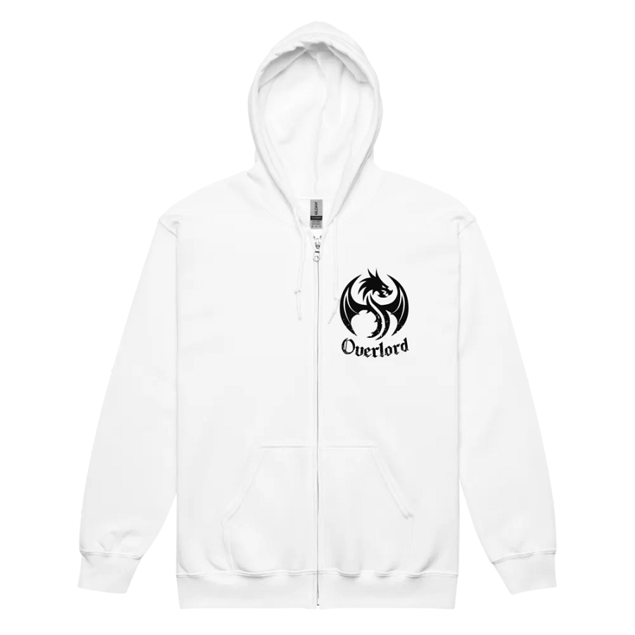 Overlord Heavy Blend Zip Hoodie (Black) product image (2)