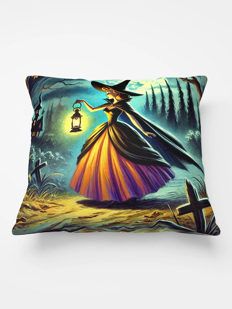 Witch in the Woods Halloween Pillow product image (2)