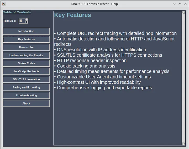 Rho-9 URL Redirect tracer(Linux build only) product image (1)
