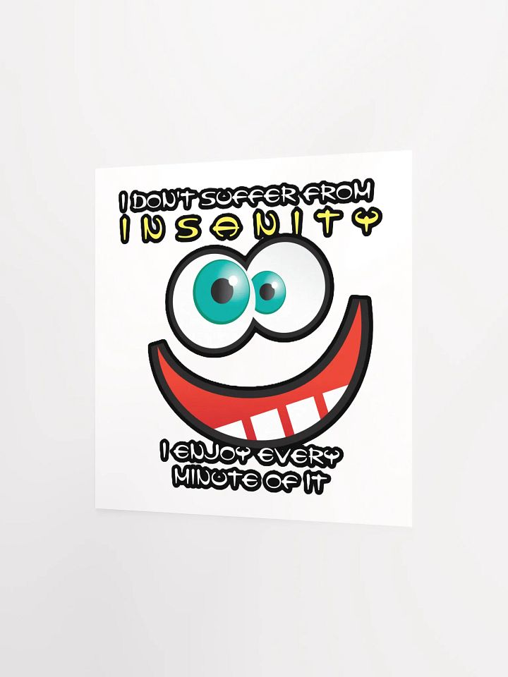 I DON'T SUFFER FROM INSANITY, I ENJOY EVERY MINUTE OF IT product image (8)