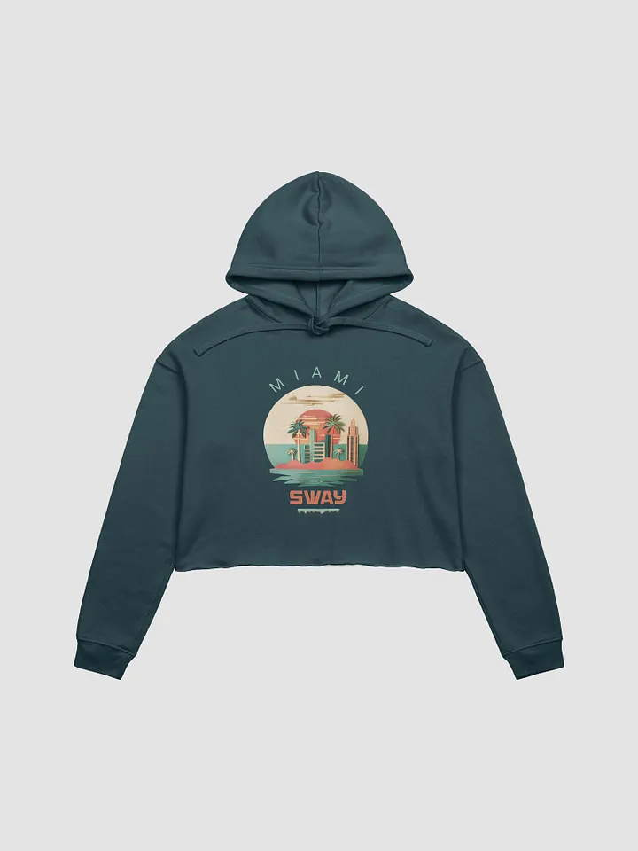 Miami Sway Crop Hoodie product image (1)