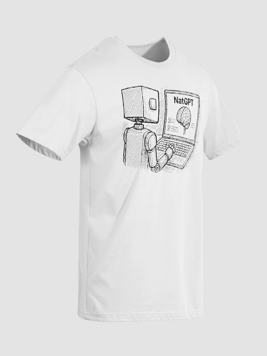 NatGPT: Check Important Info - White Tee product image (9)