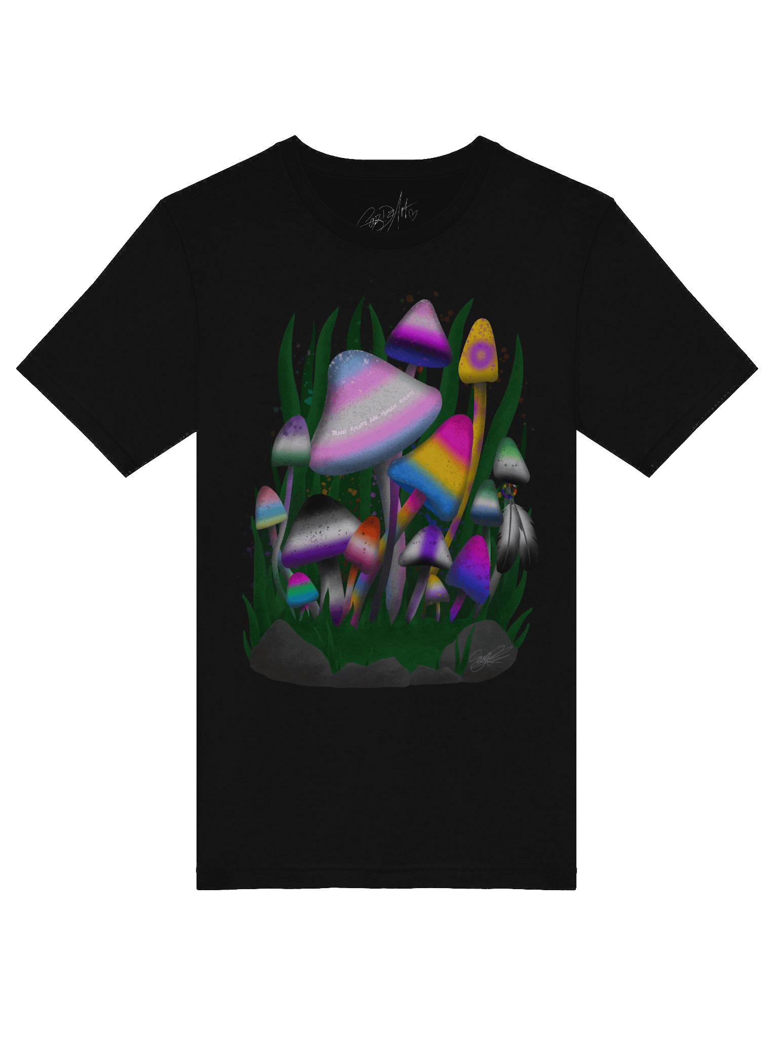 LGBT+ Trans Rights Mushrooms Tee product image (5)