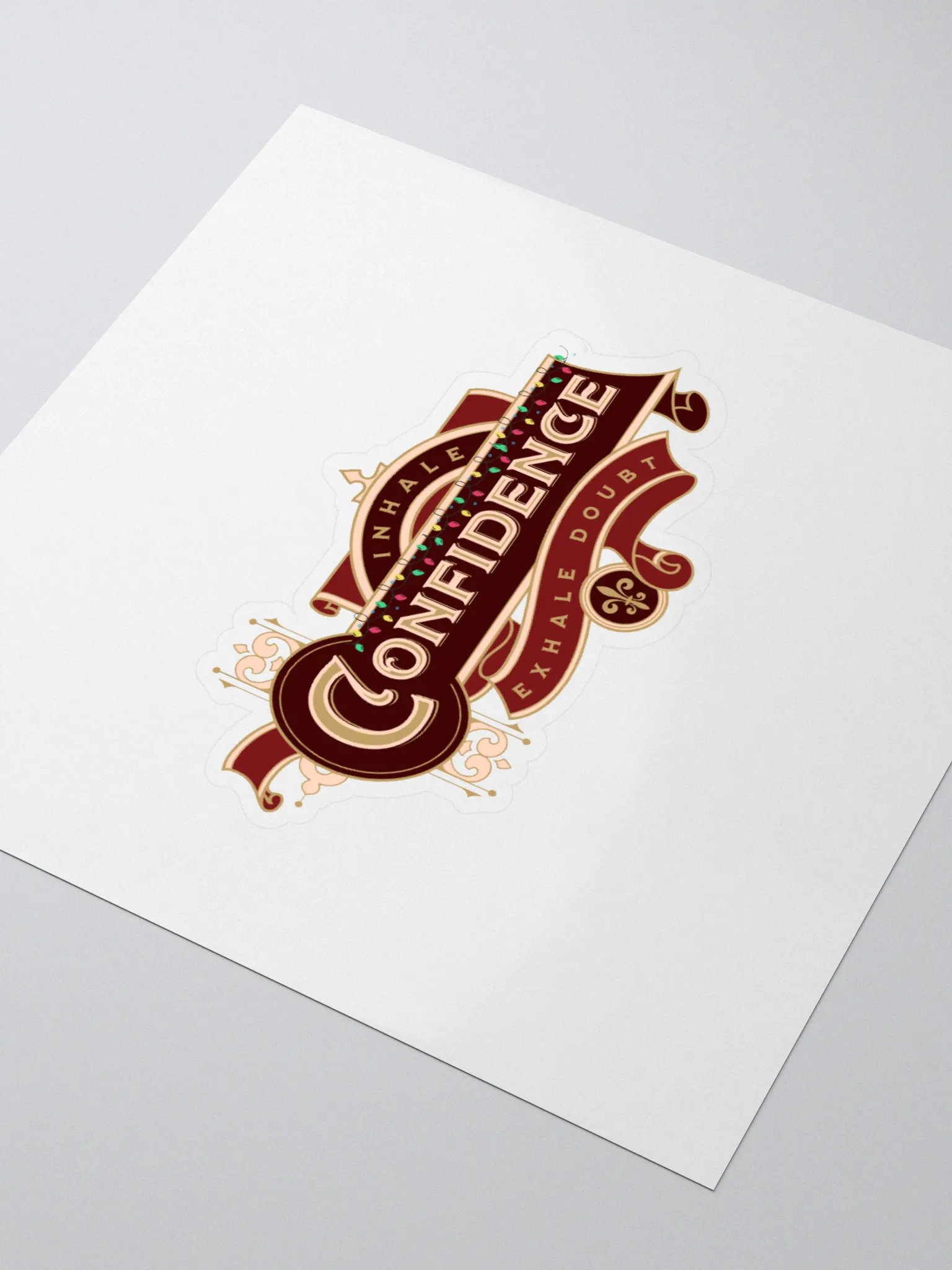 Confidence Boost Kiss Cut Sticker product image (3)