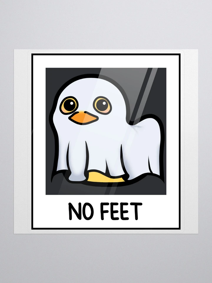 [Beetlejuice] No Feet Polaroid Ghost Duck Sticker product image (1)
