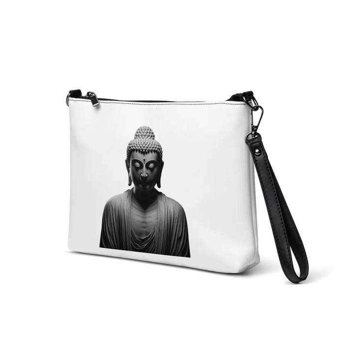 Crossbody bag with all-over print, featuring the image of the enlightened Buddha. product image (2)