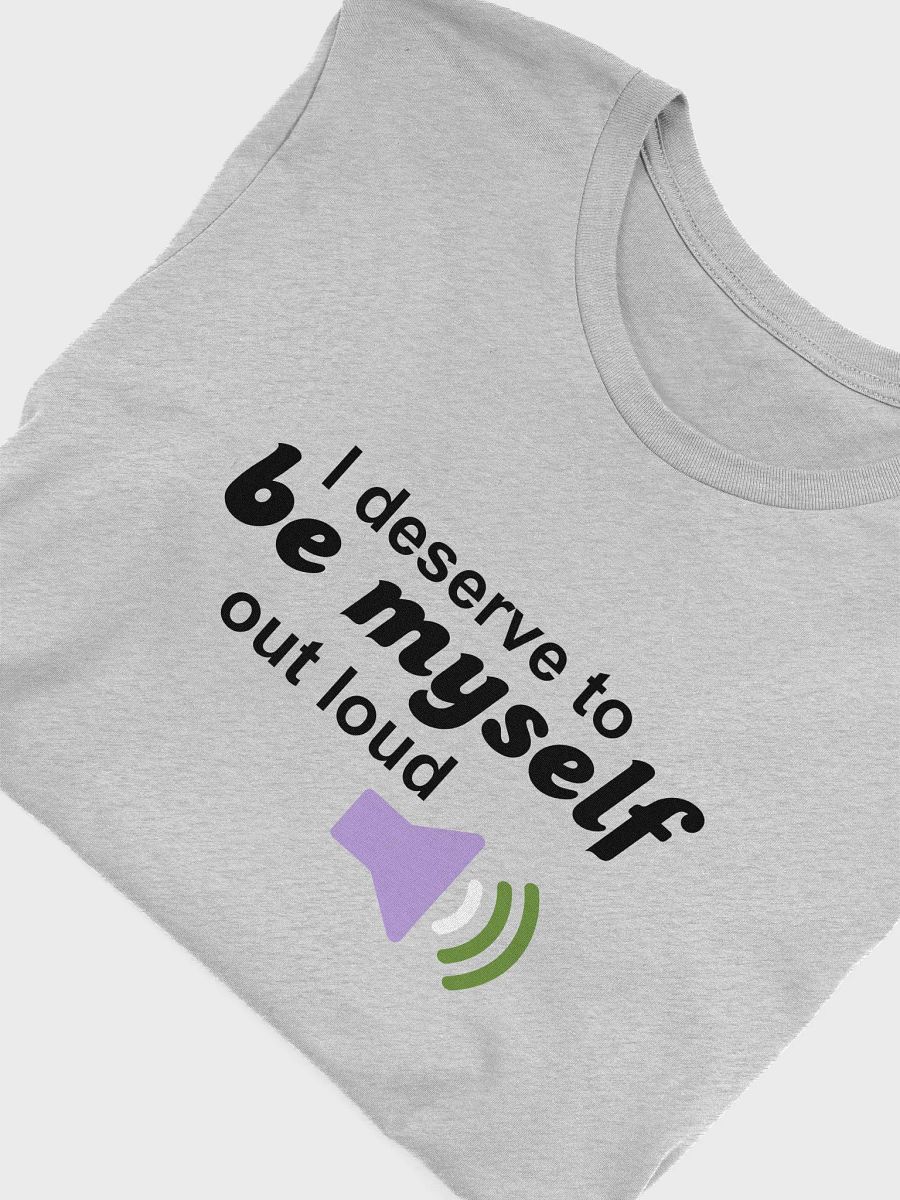 be myself out loud genderqueer t-shirt product image (5)