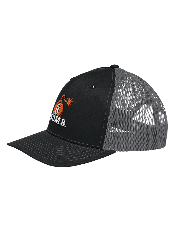 B.O.M.B. Bitcoin On My Brain! Logo Trucker product image (2)