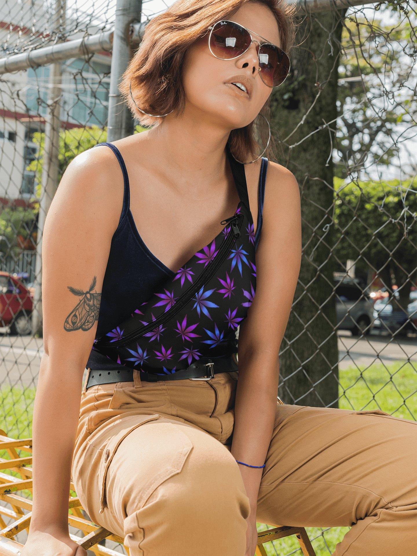 Cosmic Leaf Glow - Fanny Pack product image (1)