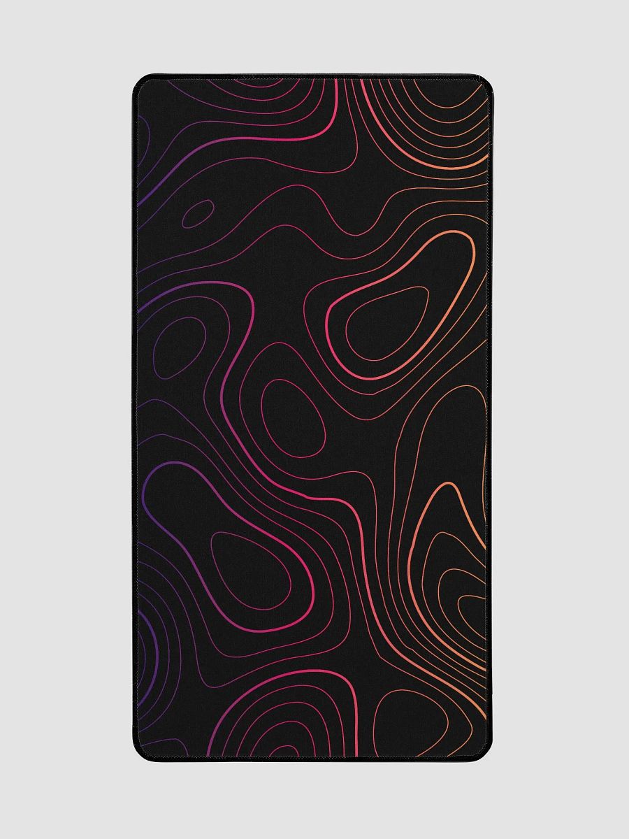 Retro Fusion: TOPO LINES WITH GRADIENT POP DESK MOUSE MAT product image (2)