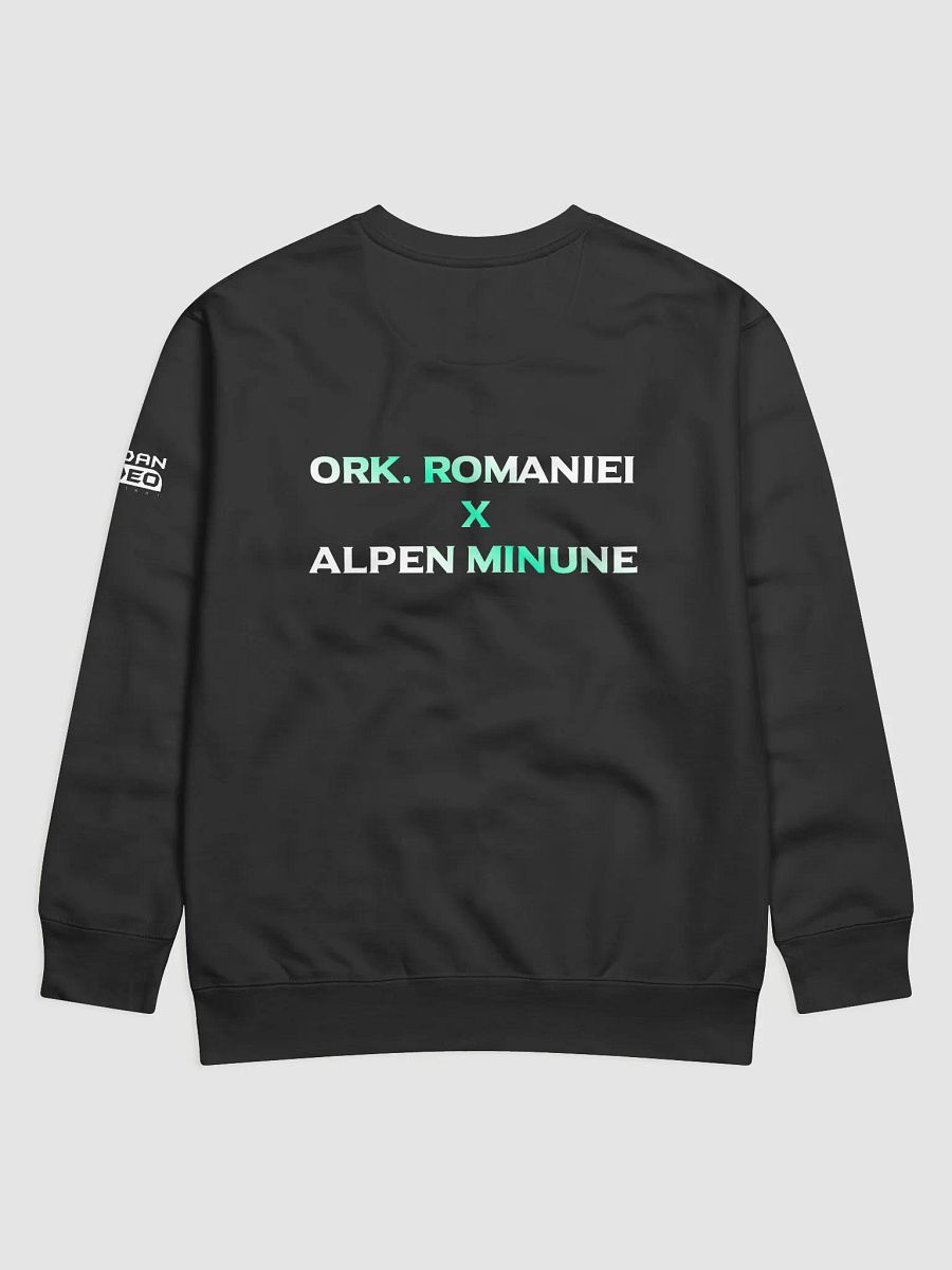 Premium Sweatshirt Black Ork. Romaniei x Alpen product image (2)