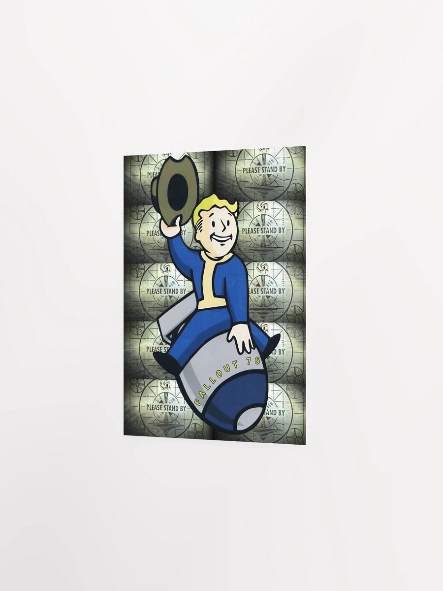 Fallout 76 Vault Boy Nuke Rider Poster product image (2)